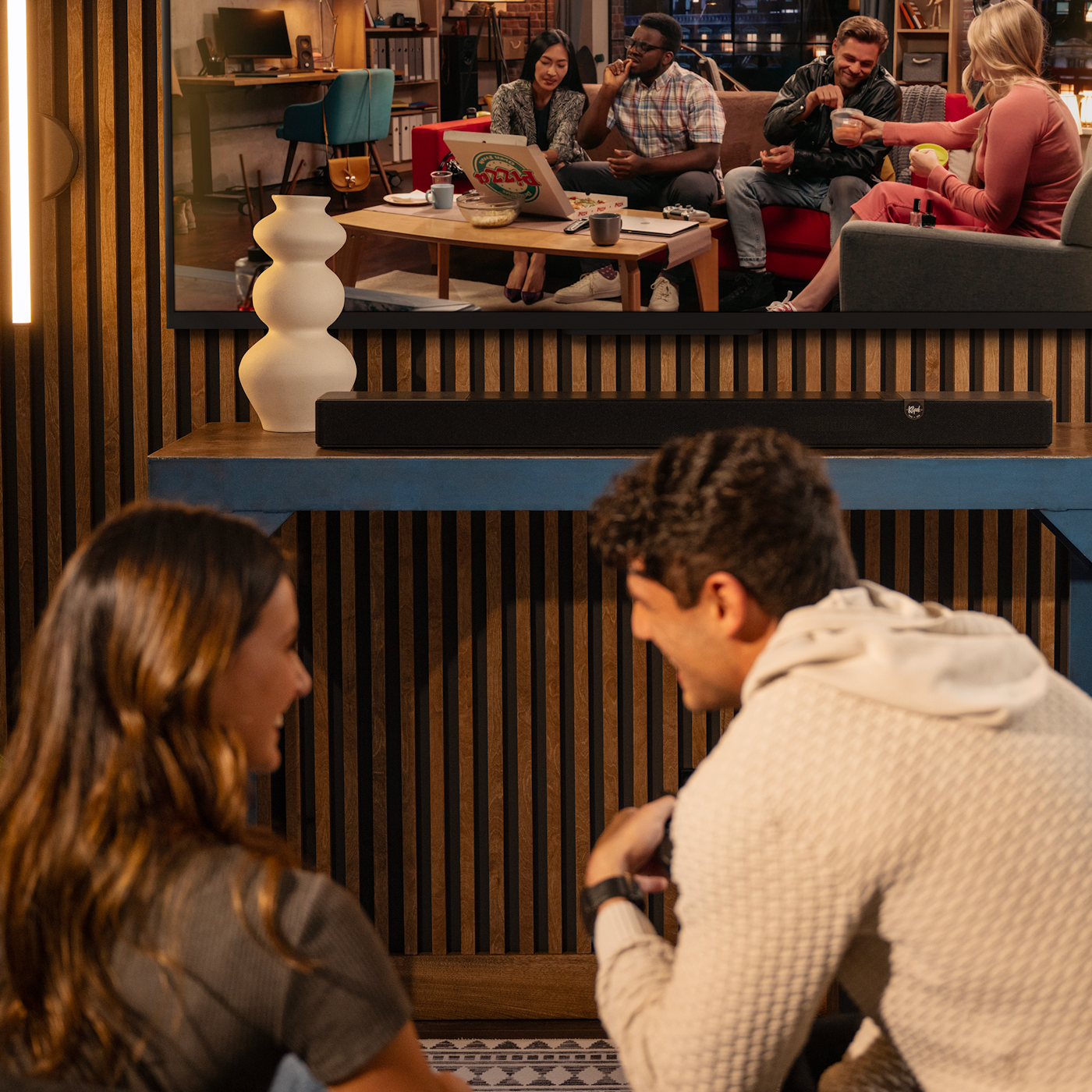 Klipsch Flexus Core 200 playing tv conversations in apartment 2000x2000