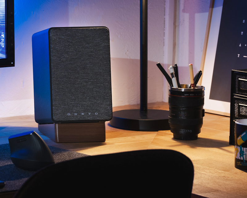 Onkyo Creator GX 30 ARC in work from home setup 2000x1000